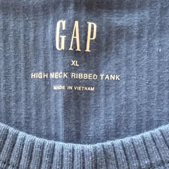 GAP Ribbed Tank Top - Chrome Blue - Picture 4 of 5